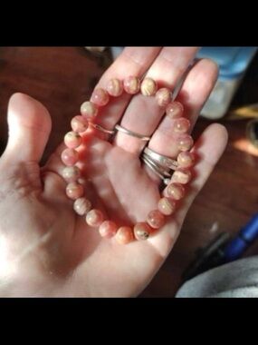 Rhodochrosite bracelet UHQ